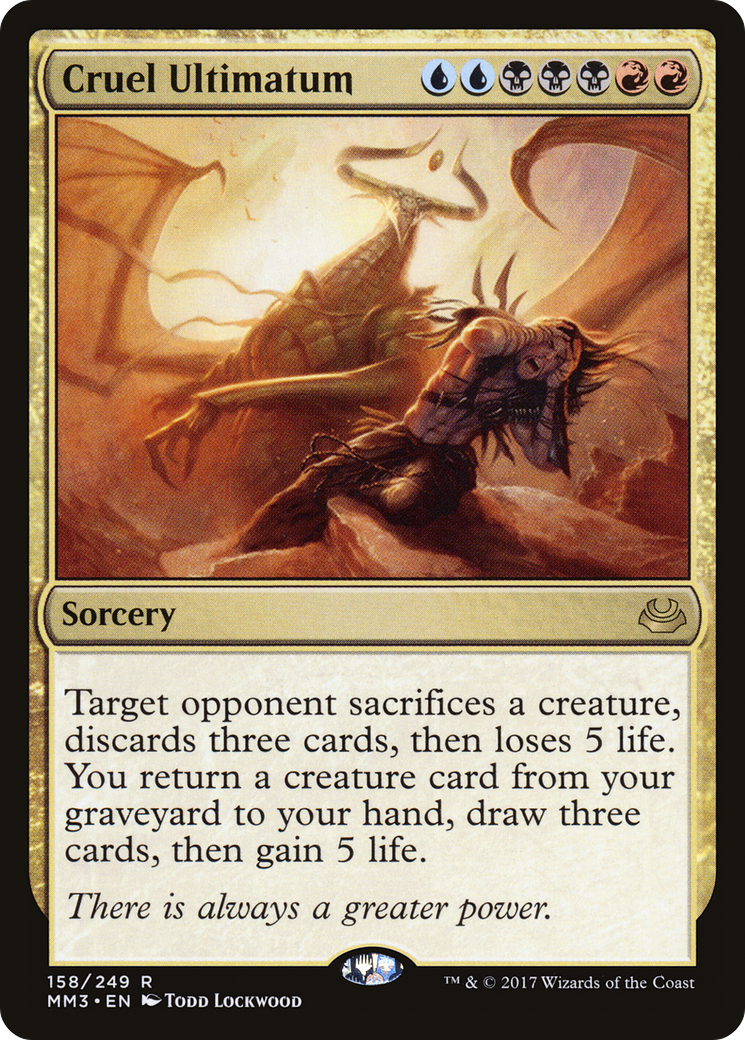 Cruel Ultimatum (158) - Modern Masters 2017
