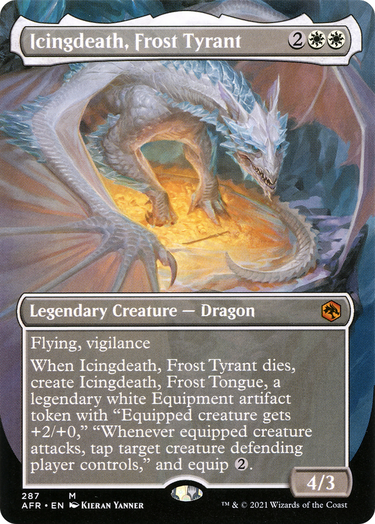 Icingdeath, Frost Tyrant (Borderless) (287) - Adventures in the Forgotten Realms