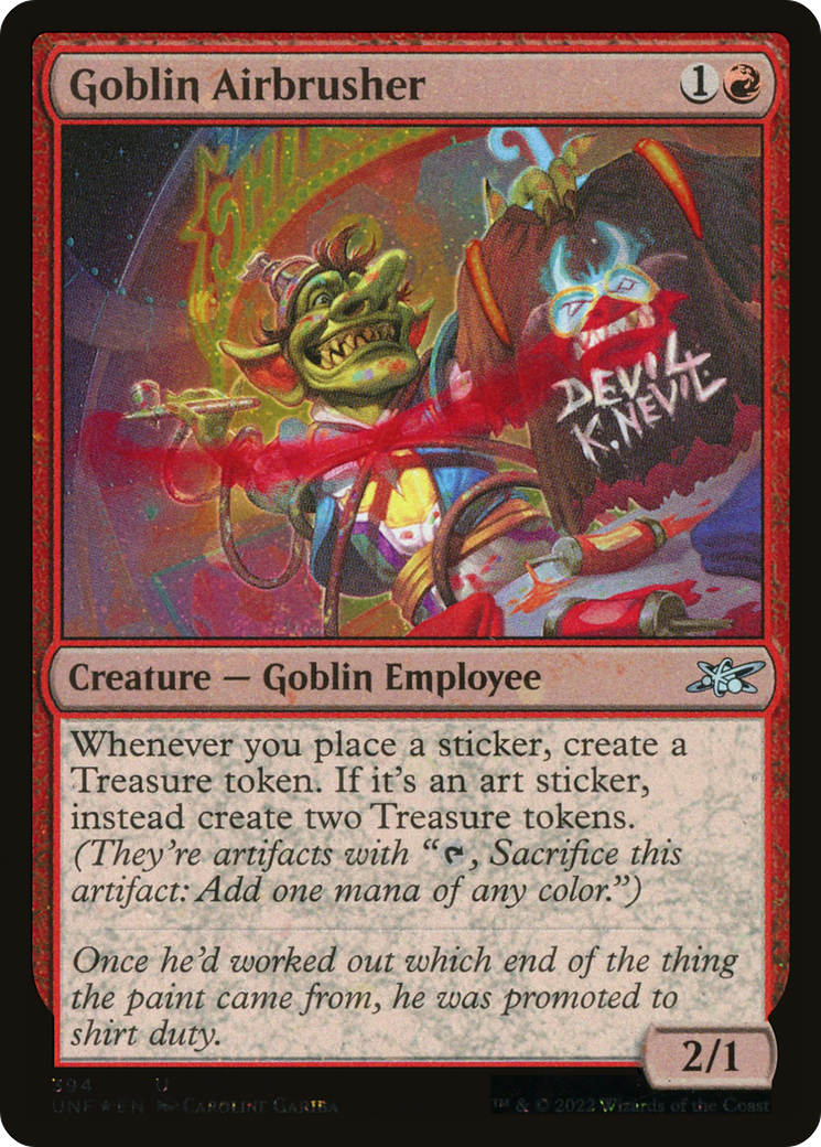 Goblin Airbrusher (394) Foil - Unfinity