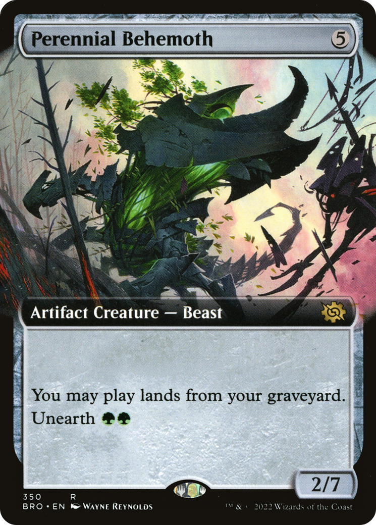 Perennial Behemoth (Extended Art) (350) - The Brothers' War