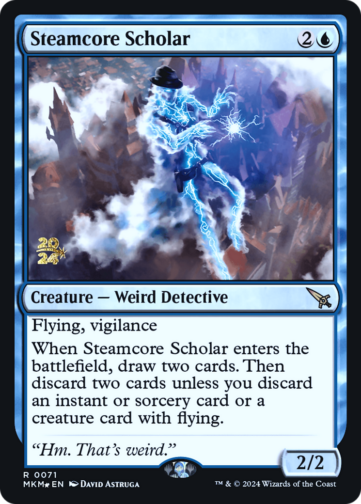 Steamcore Scholar (071) Foil - Murders at Karlov Manor Promos