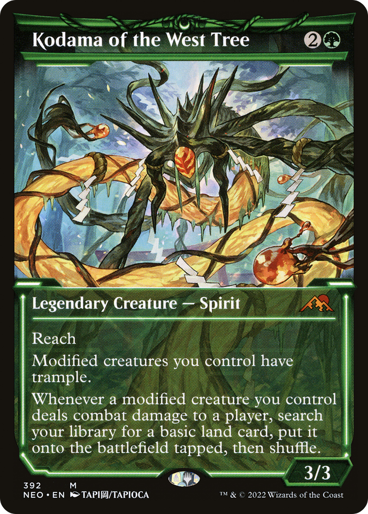 Kodama of the West Tree (Showcase) (392) Foil - Kamigawa: Neon Dynasty