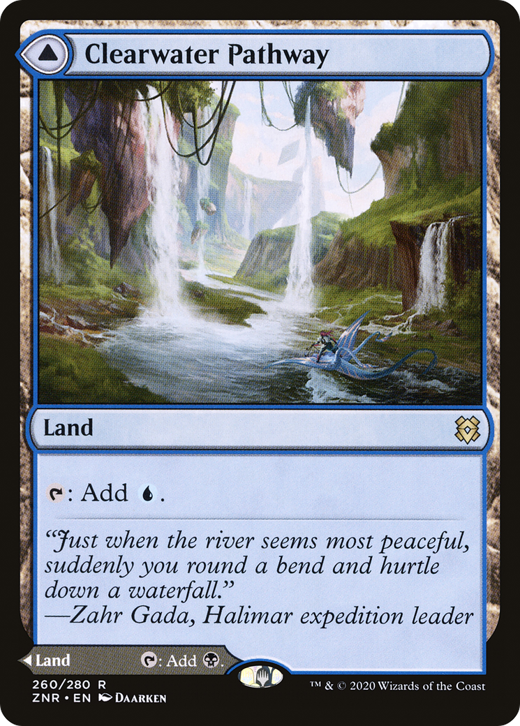 Clearwater Pathway // Murkwater Pathway (260) - Zendikar Rising