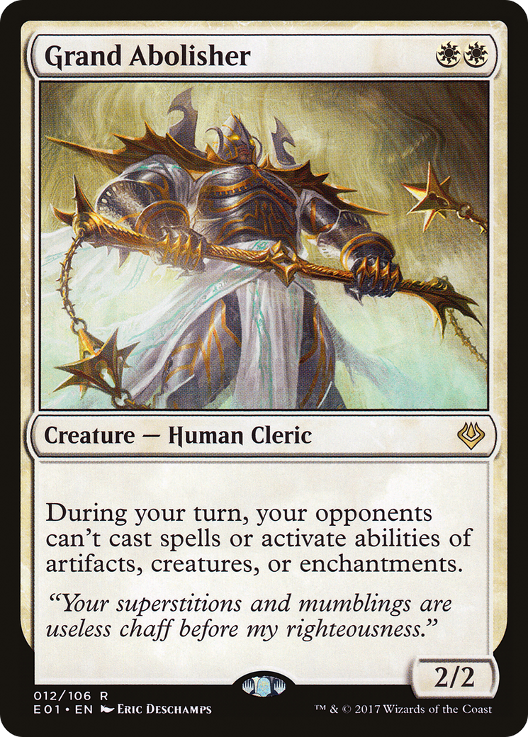 Grand Abolisher (012) - Archenemy: Nicol Bolas