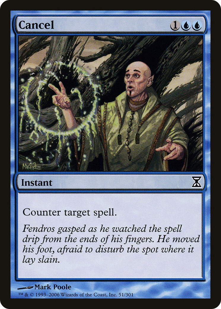 Cancel (051) Foil - Time Spiral