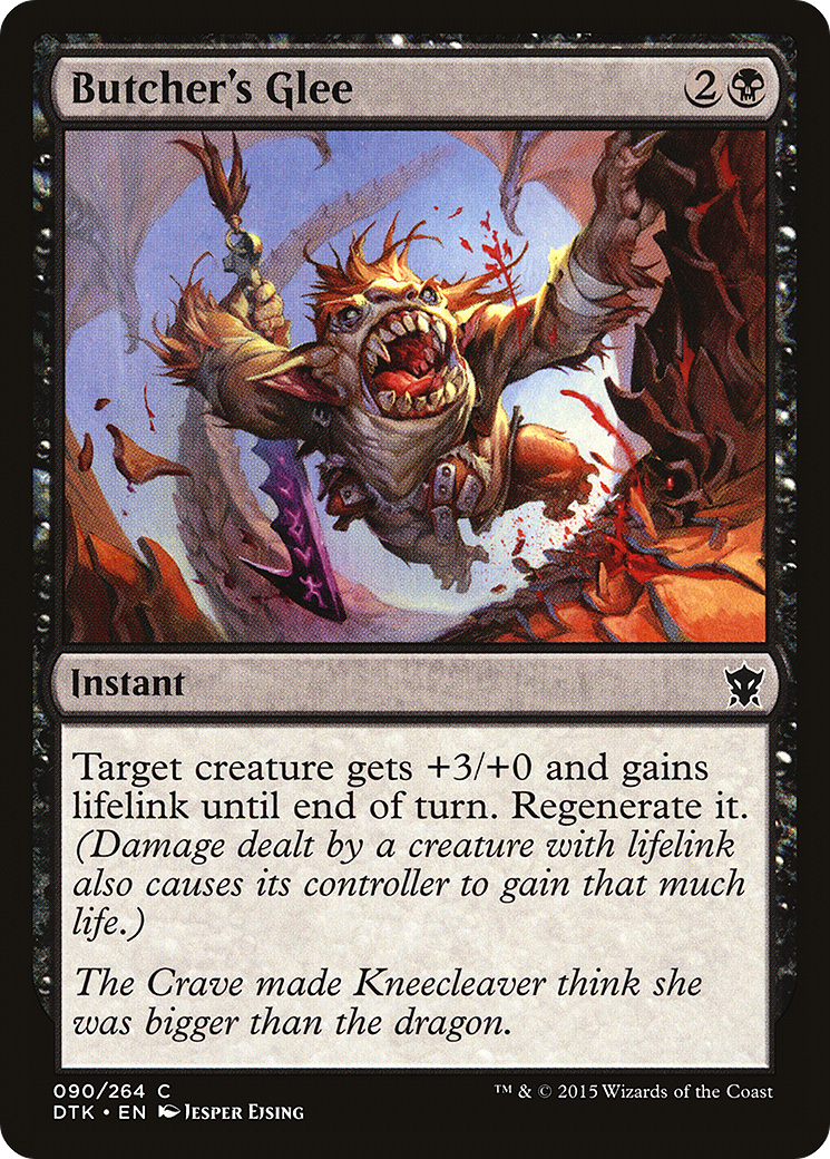 Butcher's Glee (090) Foil - Dragons of Tarkir