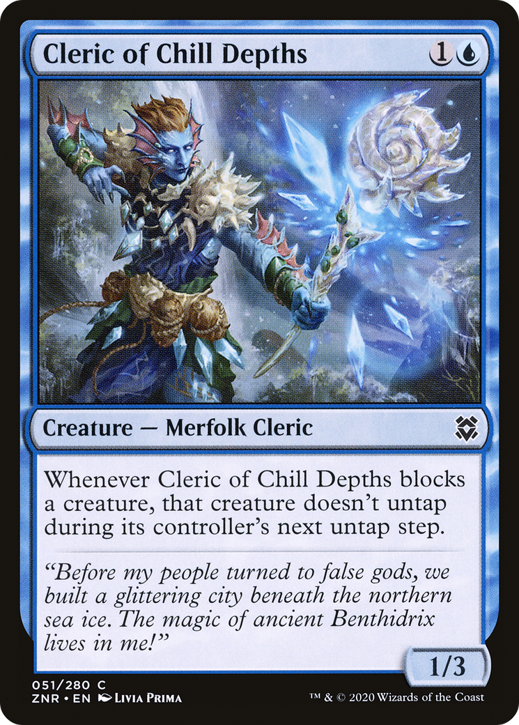 Cleric of Chill Depths (051) - Zendikar Rising