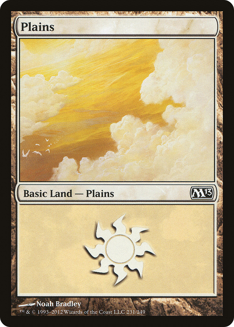 Plains (231) Foil - Magic 2013