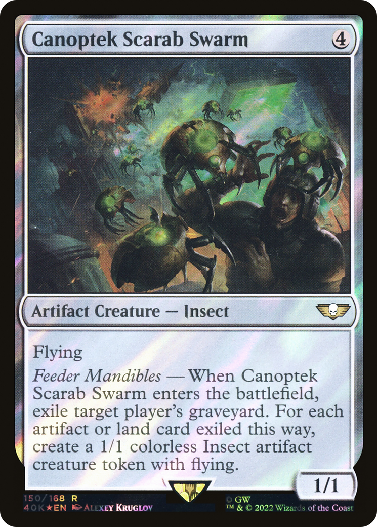 Canoptek Scarab Swarm (150) Surge Foil - Warhammer 40,000 Commander