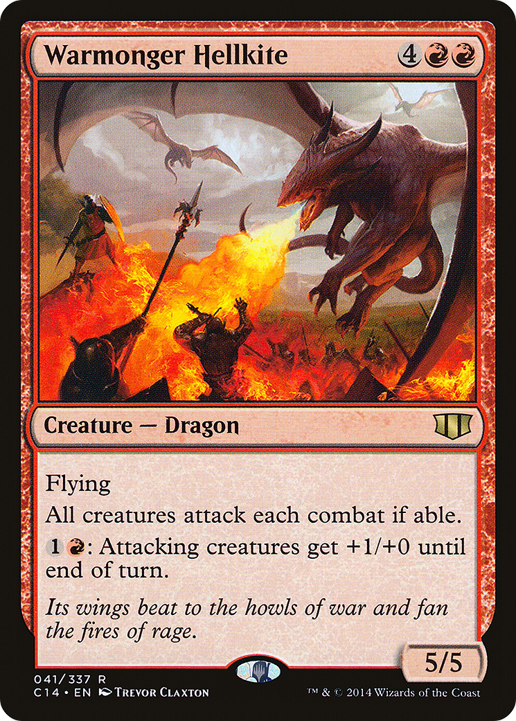 Warmonger Hellkite (041) - Commander 2014