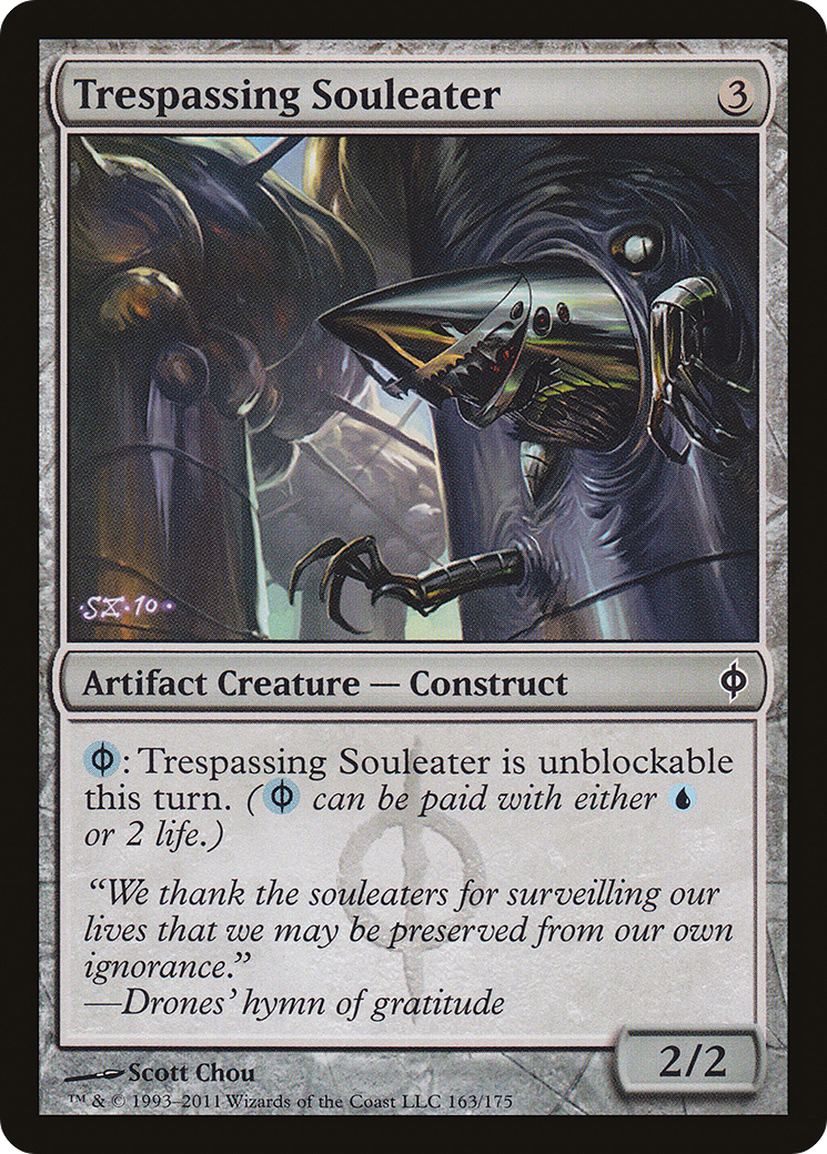 Trespassing Souleater (163) Foil - New Phyrexia