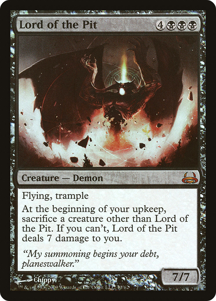 Lord of the Pit (030) Foil - Duel Decks: Divine vs. Demonic