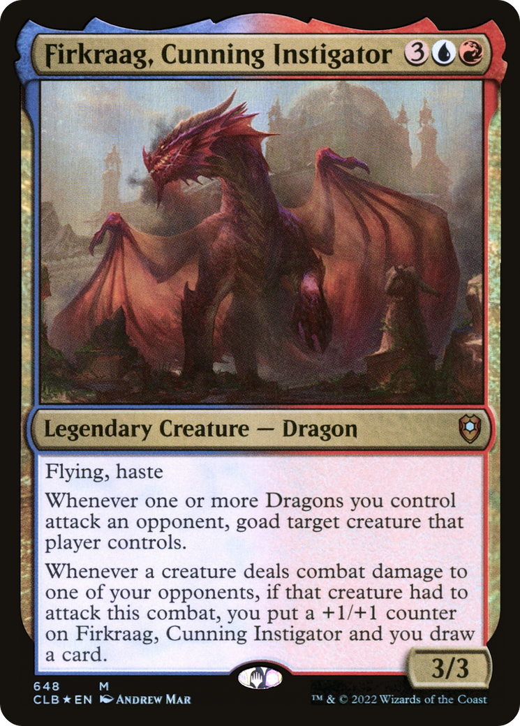 Firkraag, Cunning Instigator (648) Foil - Commander Legends: Battle for Baldur's Gate