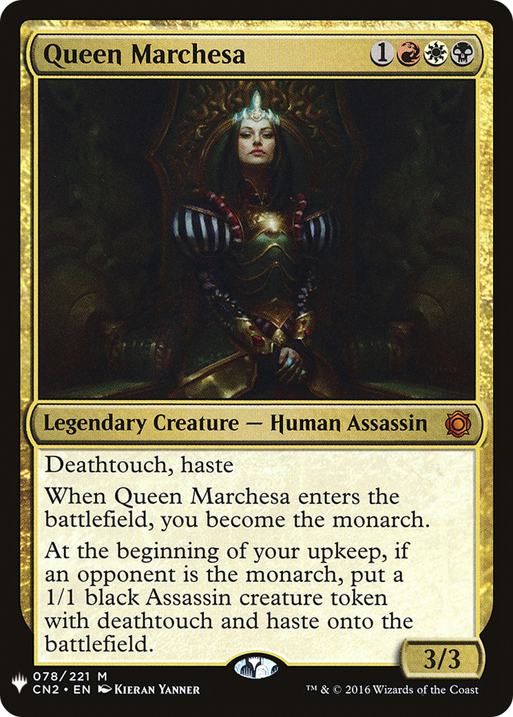 Queen Marchesa (CN2-78) - The List