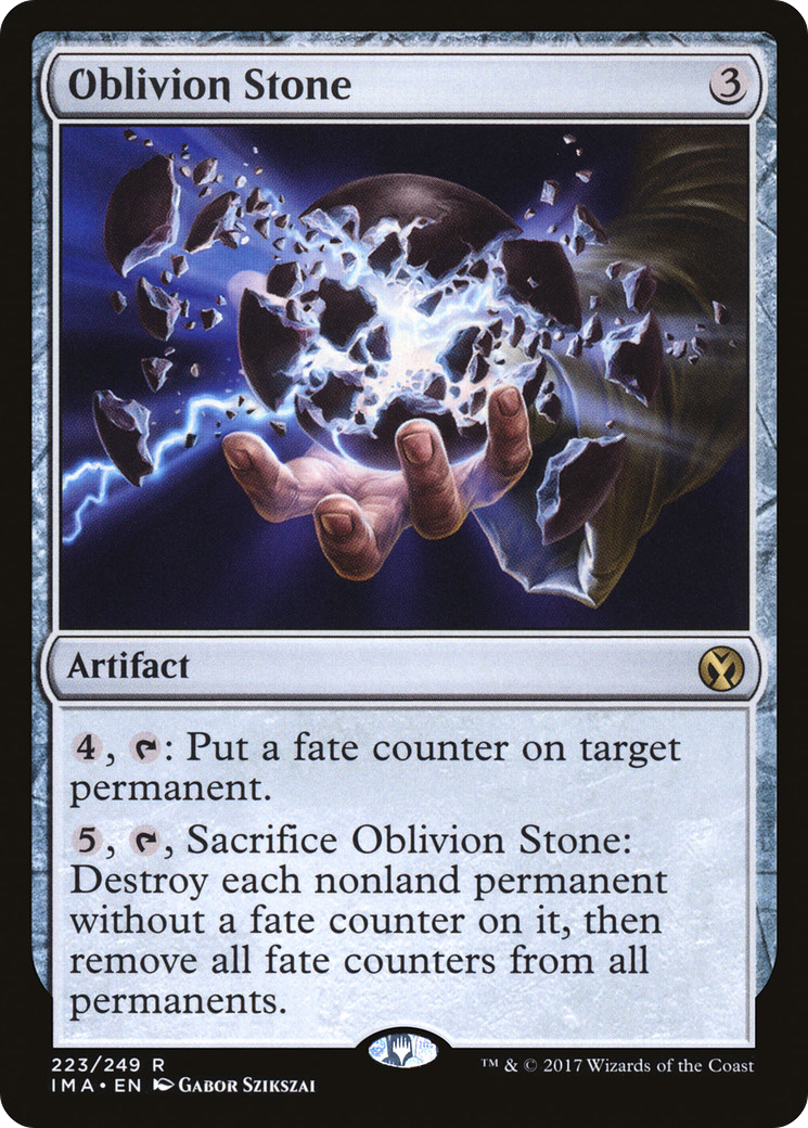 Oblivion Stone (223) Foil - Iconic Masters