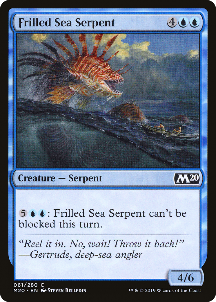 Frilled Sea Serpent (061) - Core Set 2020