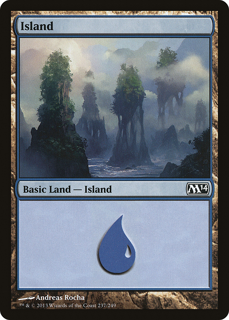 Island (237) Foil - Magic 2014