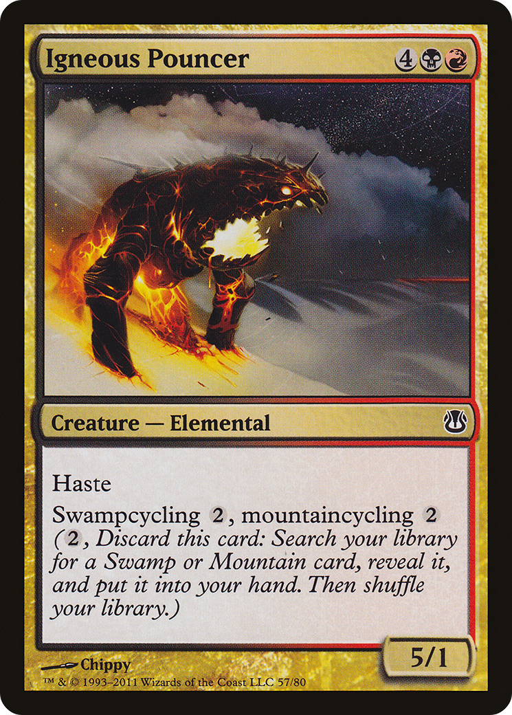 Igneous Pouncer (057) - Duel Decks: Ajani vs. Nicol Bolas