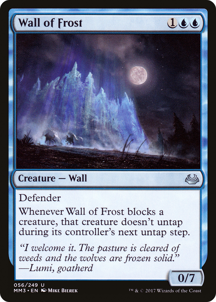 Wall of Frost (056) Foil - Modern Masters 2017
