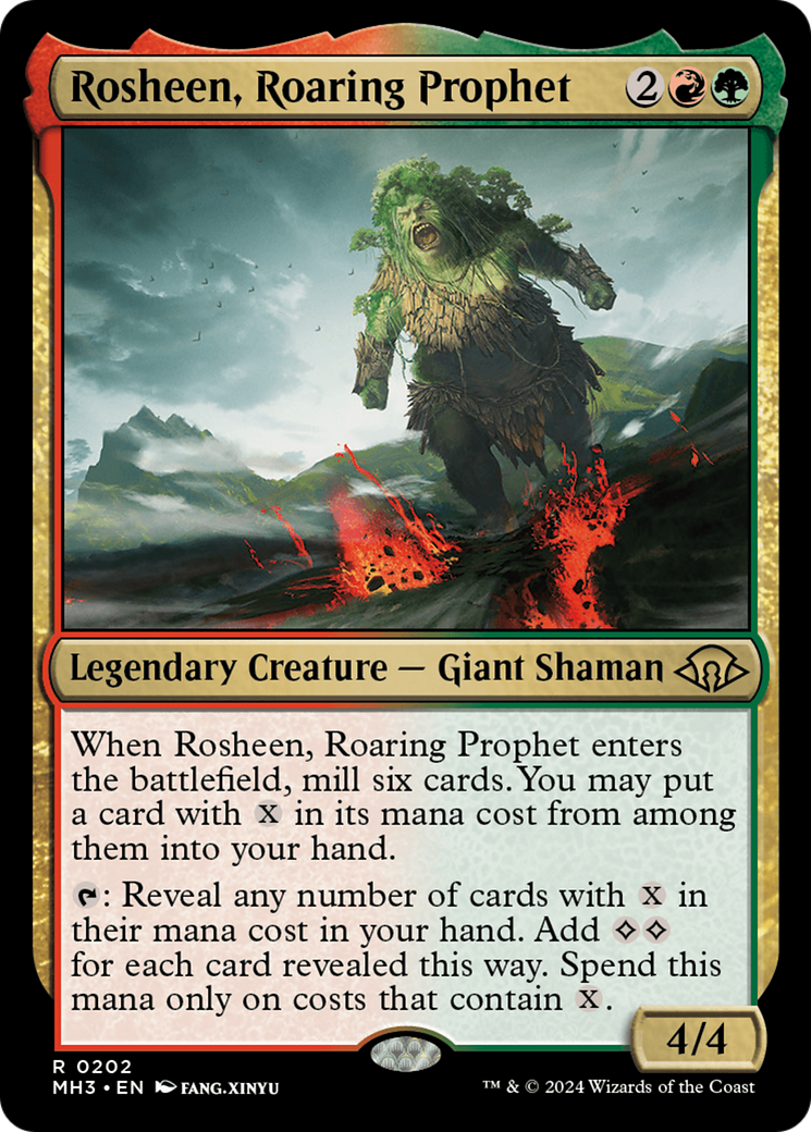 Rosheen, Roaring Prophet (202) Foil - Modern Horizons 3