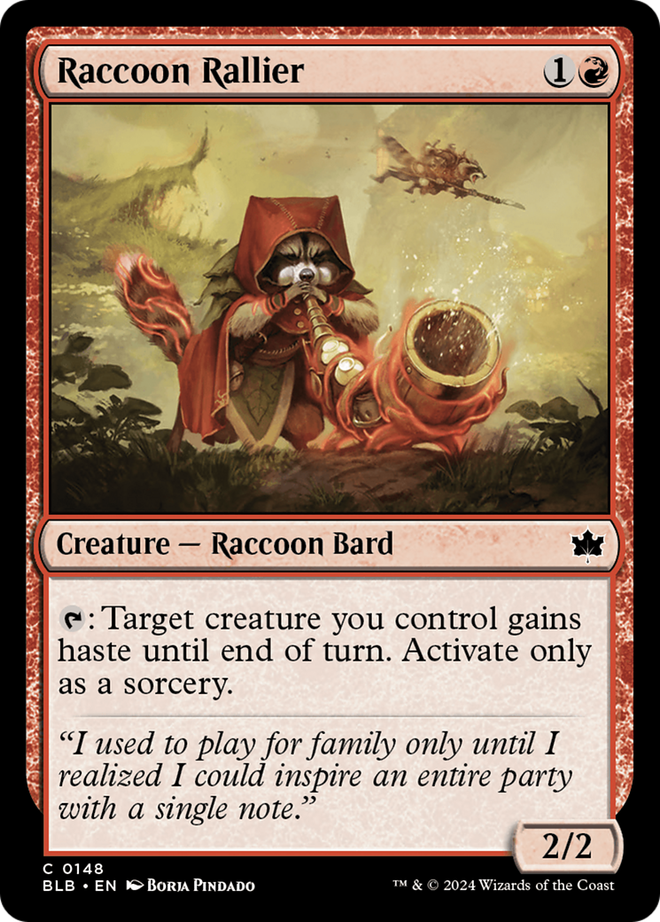 Raccoon Rallier (148) Foil - Bloomburrow