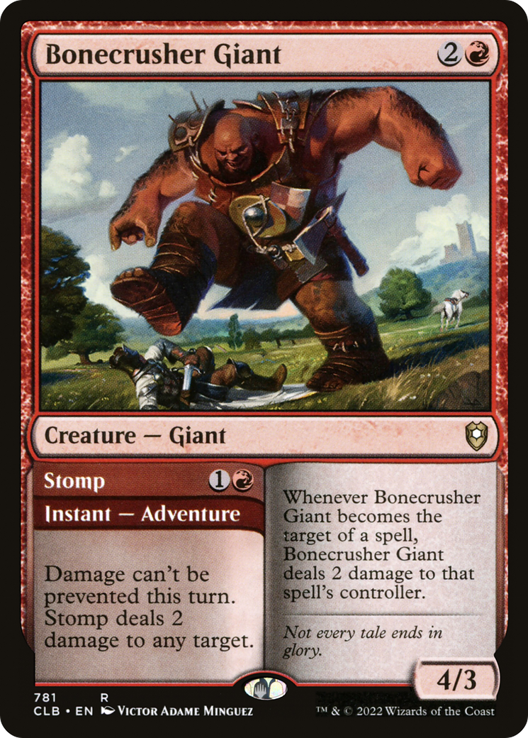 Bonecrusher Giant // Stomp (781) - Commander Legends: Battle for Baldur's Gate