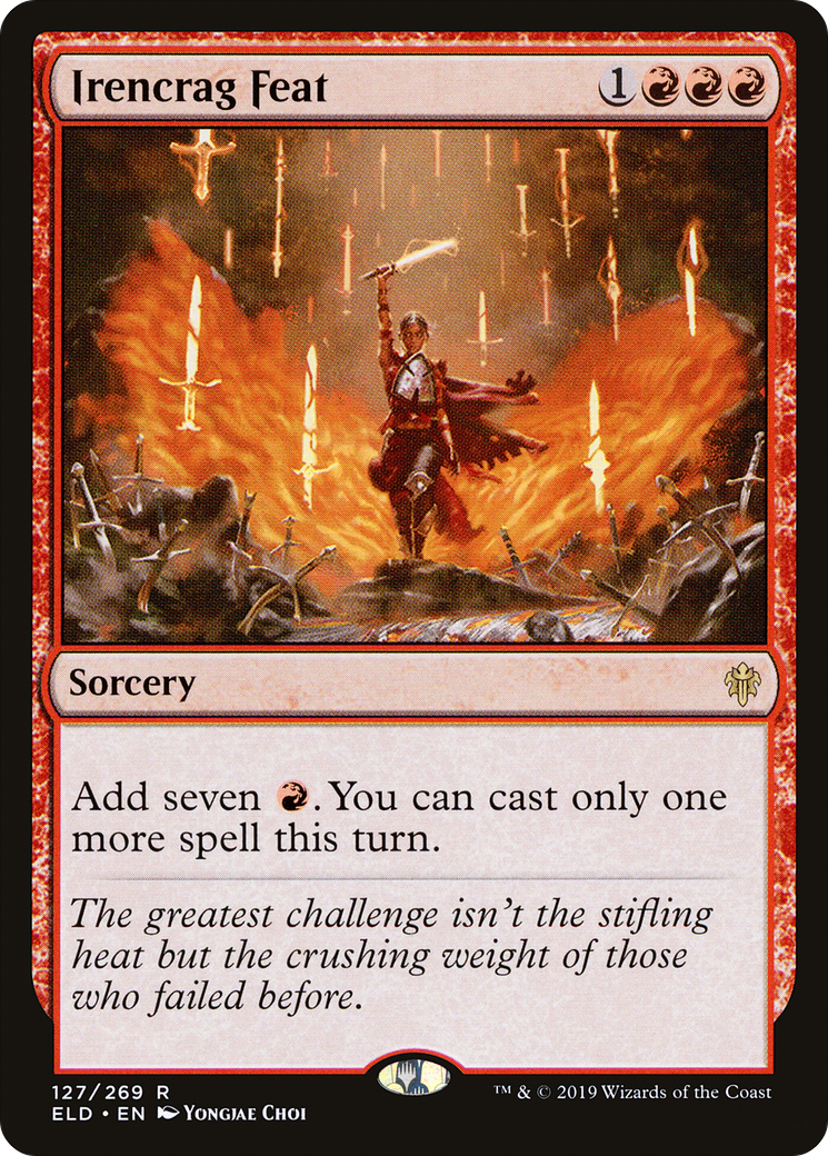 Irencrag Feat (127) Foil - Throne of Eldraine