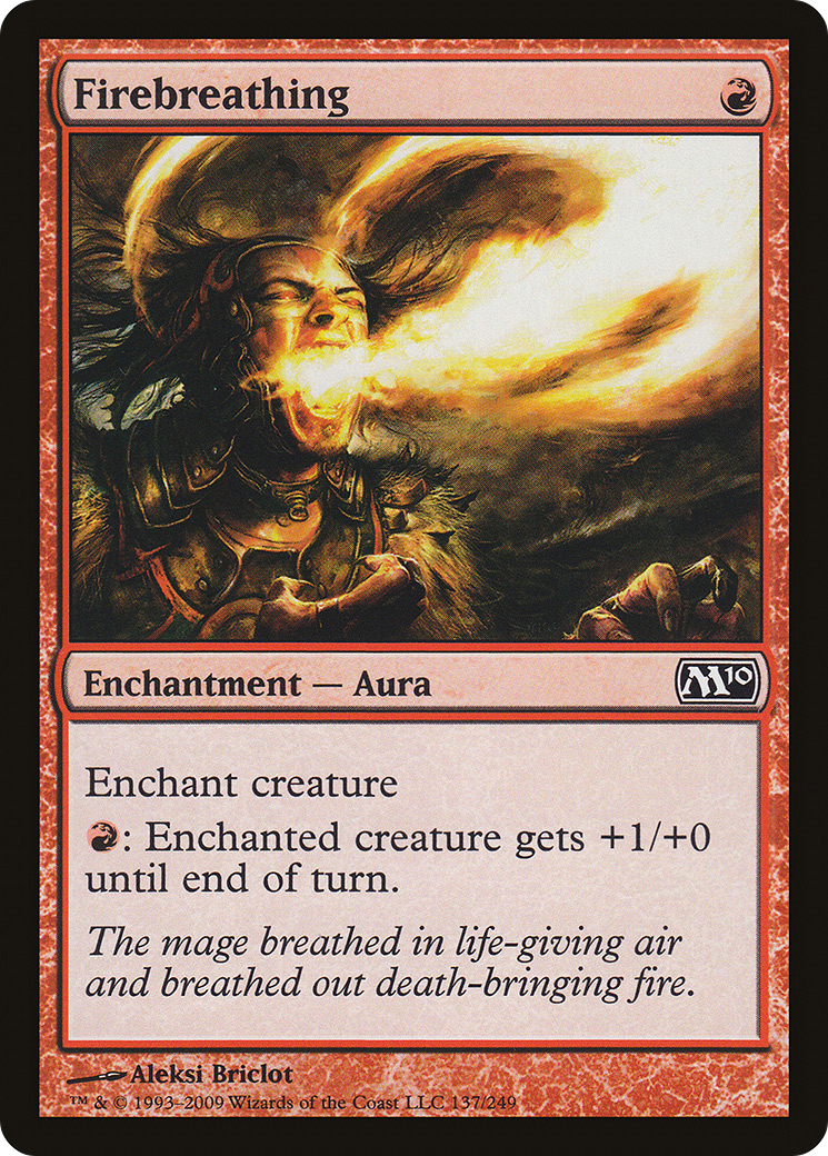 Firebreathing (137) Foil - Magic 2010