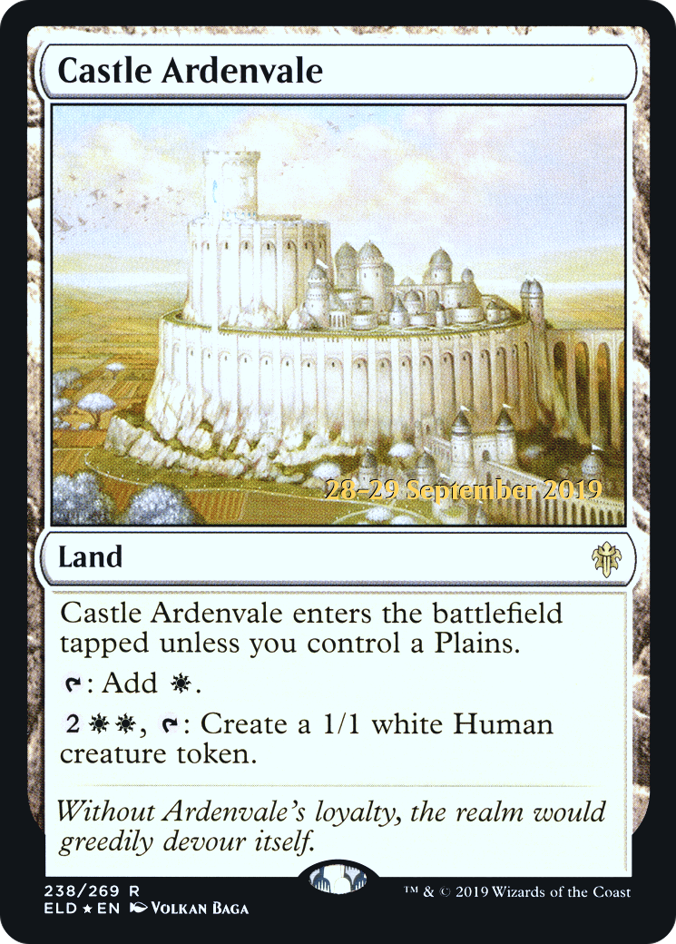 Castle Ardenvale (238s) Foil - Throne of Eldraine Promos