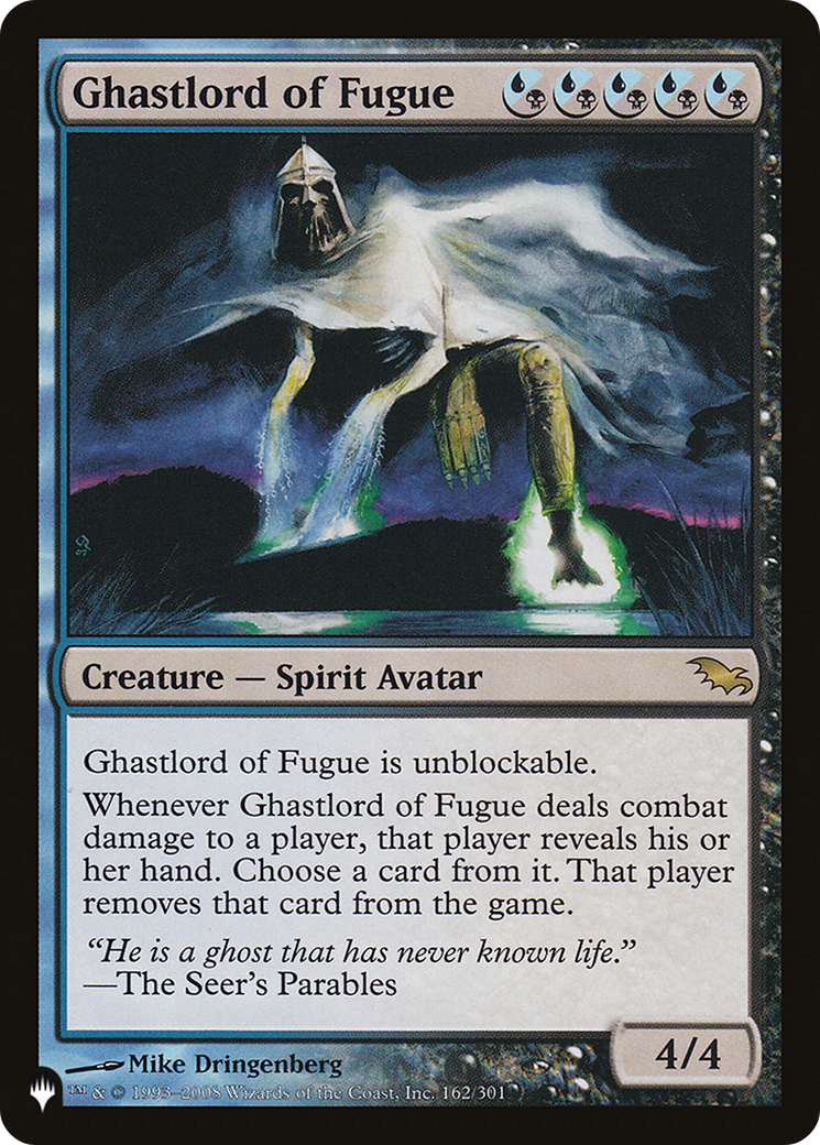 Ghastlord of Fugue (SHM-162) - The List