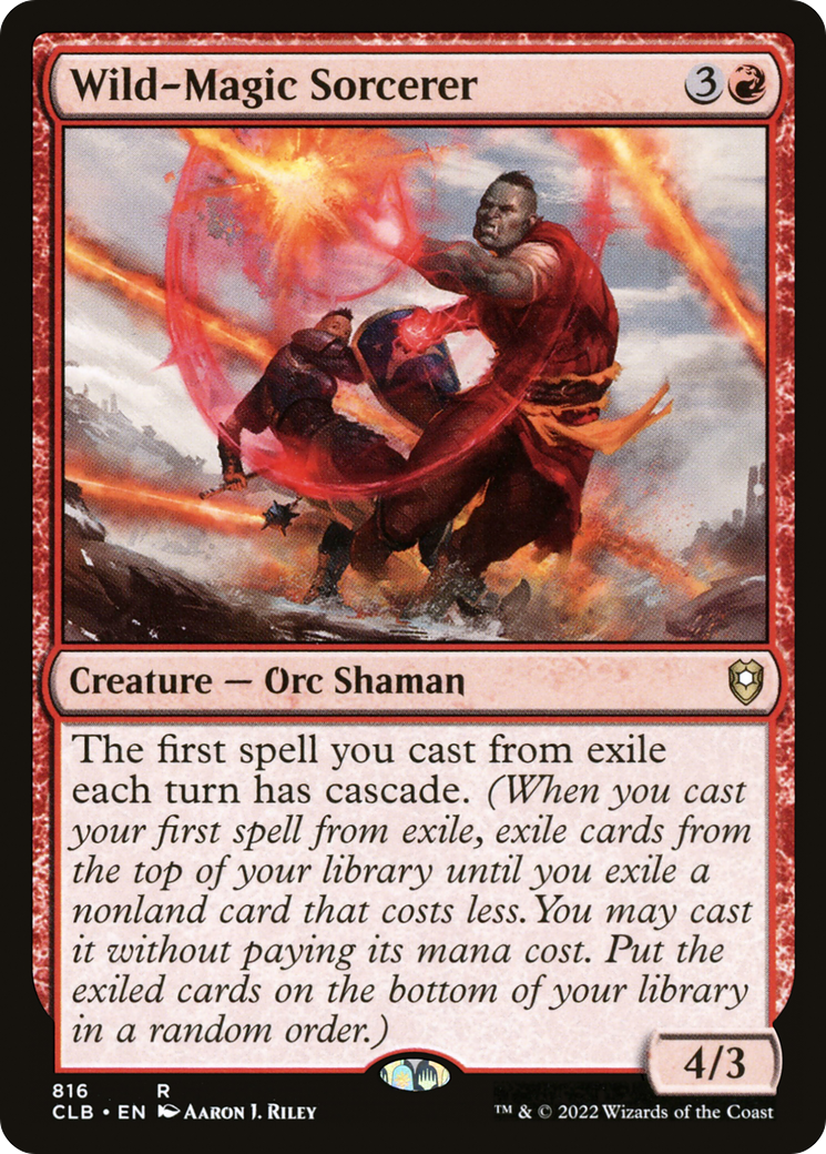 Wild-Magic Sorcerer (816) - Commander Legends: Battle for Baldur's Gate