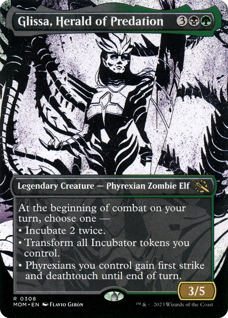 Glissa, Herald of Predation (Showcase) (308) - March of the Machine