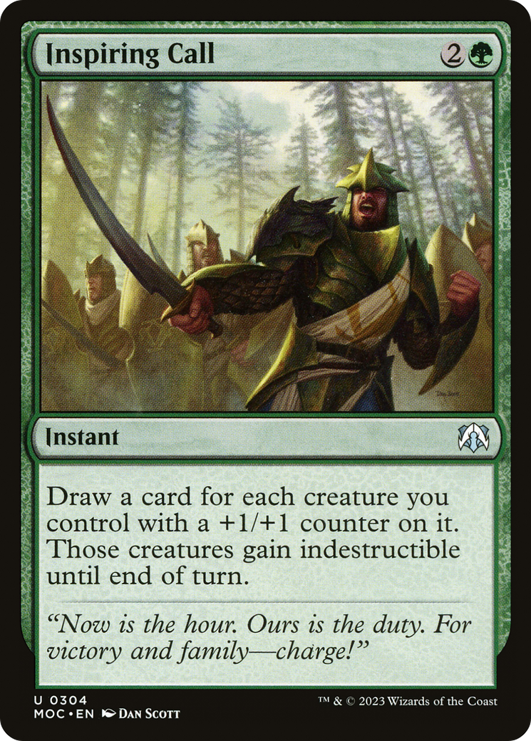 Inspiring Call (304) - March of the Machine Commander
