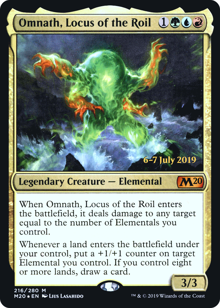 Omnath, Locus of the Roil (216) Foil - Core Set 2020 Promos