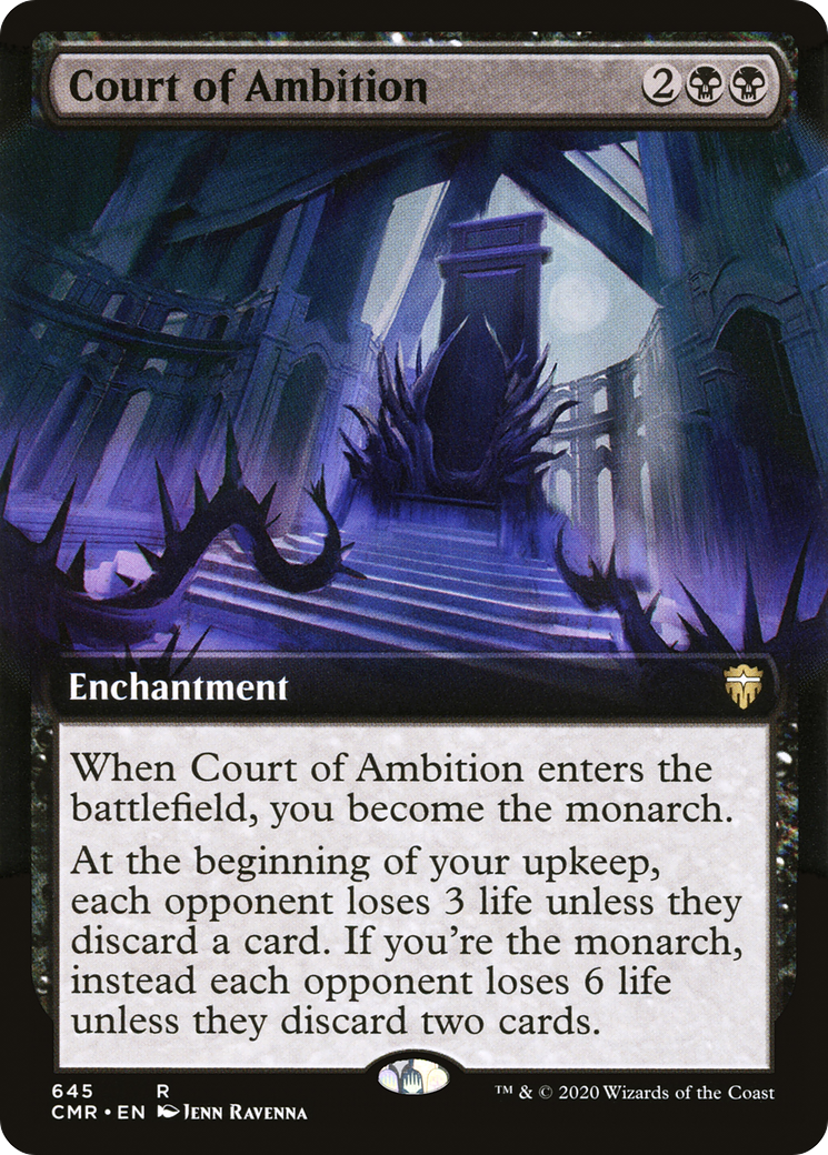 Court of Ambition (Extended Art) (645) Foil - Commander Legends