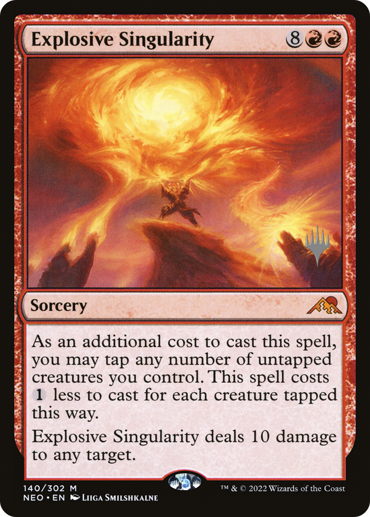Explosive Singularity (140p) - Kamigawa: Neon Dynasty Promos