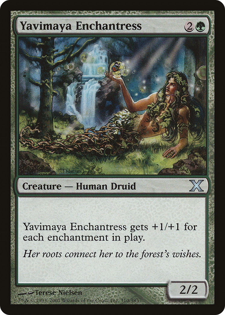 Yavimaya Enchantress (310) Foil - Tenth Edition