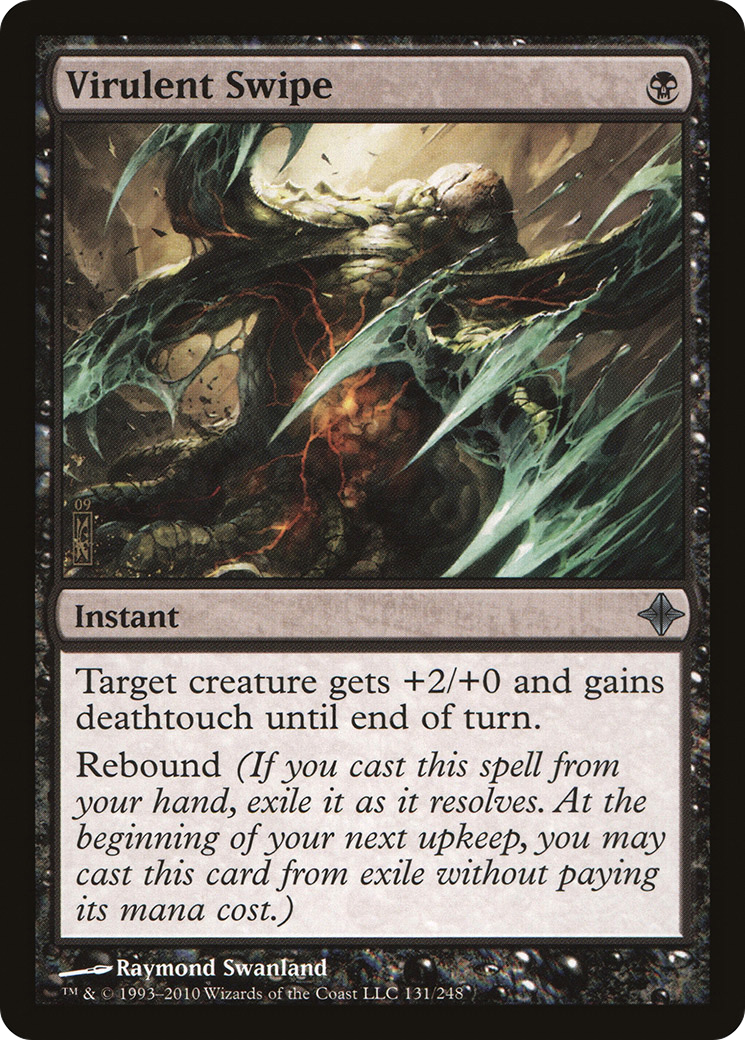 Virulent Swipe (131) Foil - Rise of the Eldrazi