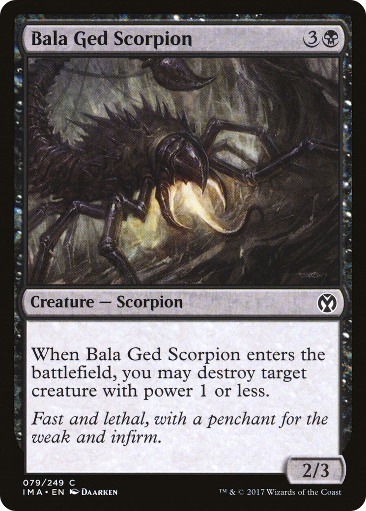 Bala Ged Scorpion (079) - Iconic Masters