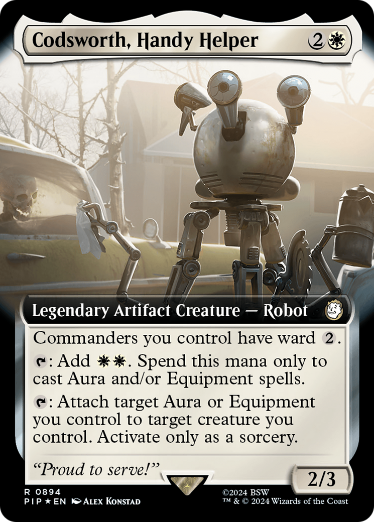 Codsworth, Handy Helper: (Extended Art) Foil (894)