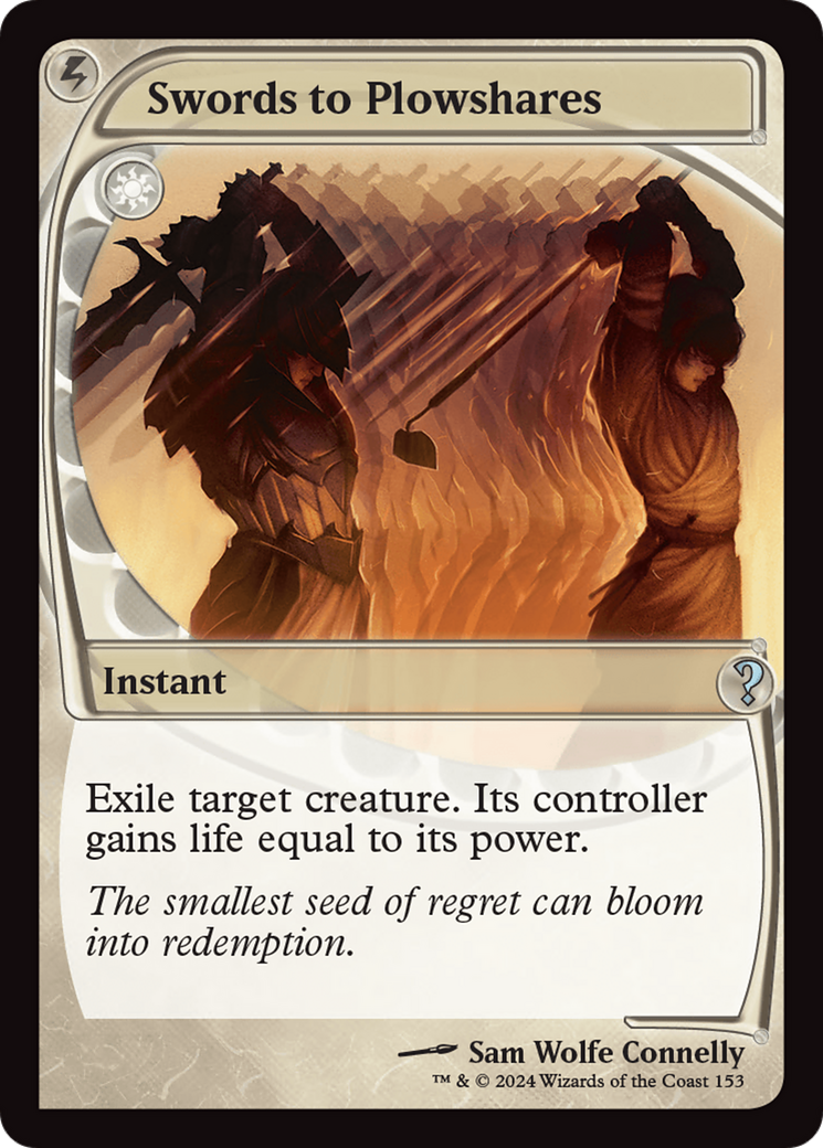 Swords to Plowshares (Future Sight) (153) Foil - Mystery Booster 2