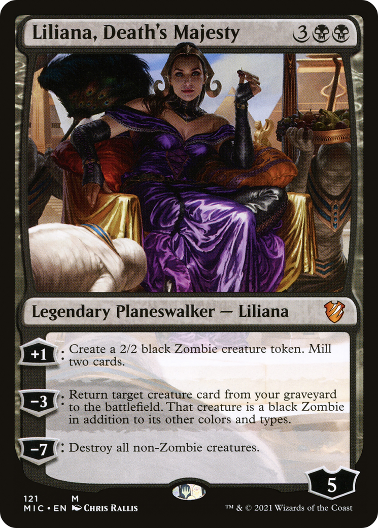 Liliana, Death's Majesty (121) - Midnight Hunt Commander