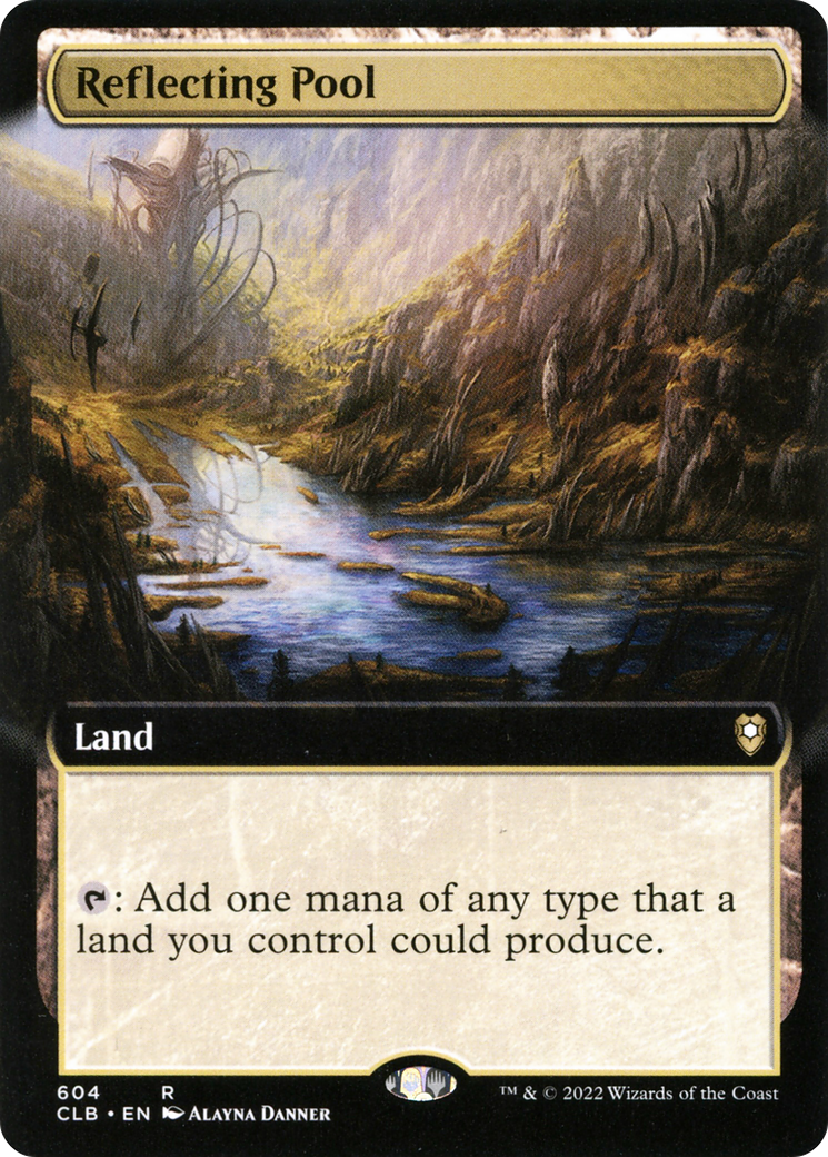 Reflecting Pool (Extended Art) (604) - Commander Legends: Battle for Baldur's Gate