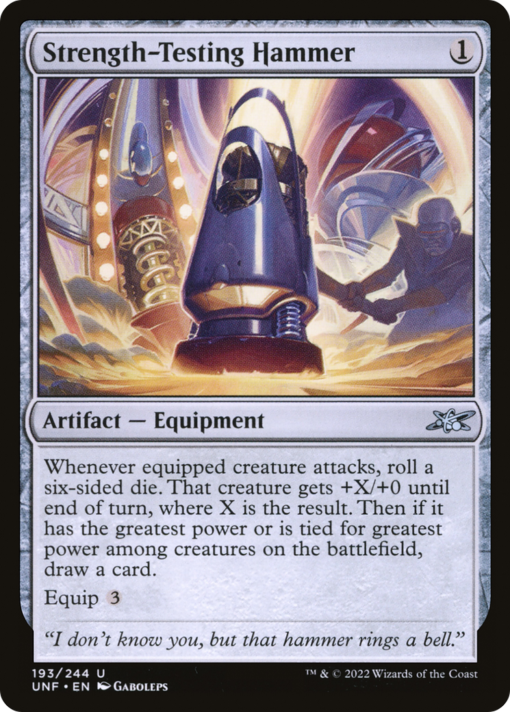 Strength-Testing Hammer (193) Foil - Unfinity