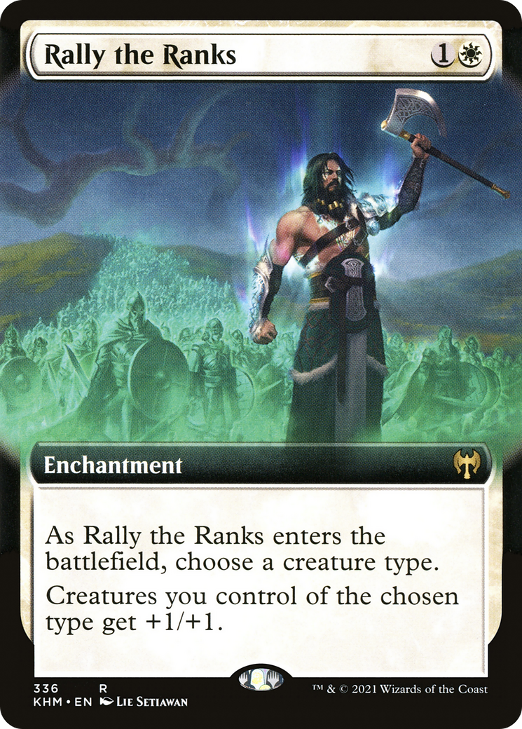 Rally the Ranks (Extended Art) (336) Foil - Kaldheim