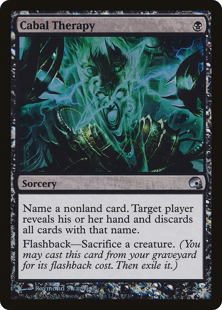 Cabal Therapy (012) Foil - Premium Deck Series: Graveborn