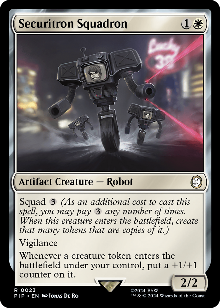 Securitron Squadron (023) Foil - Fallout