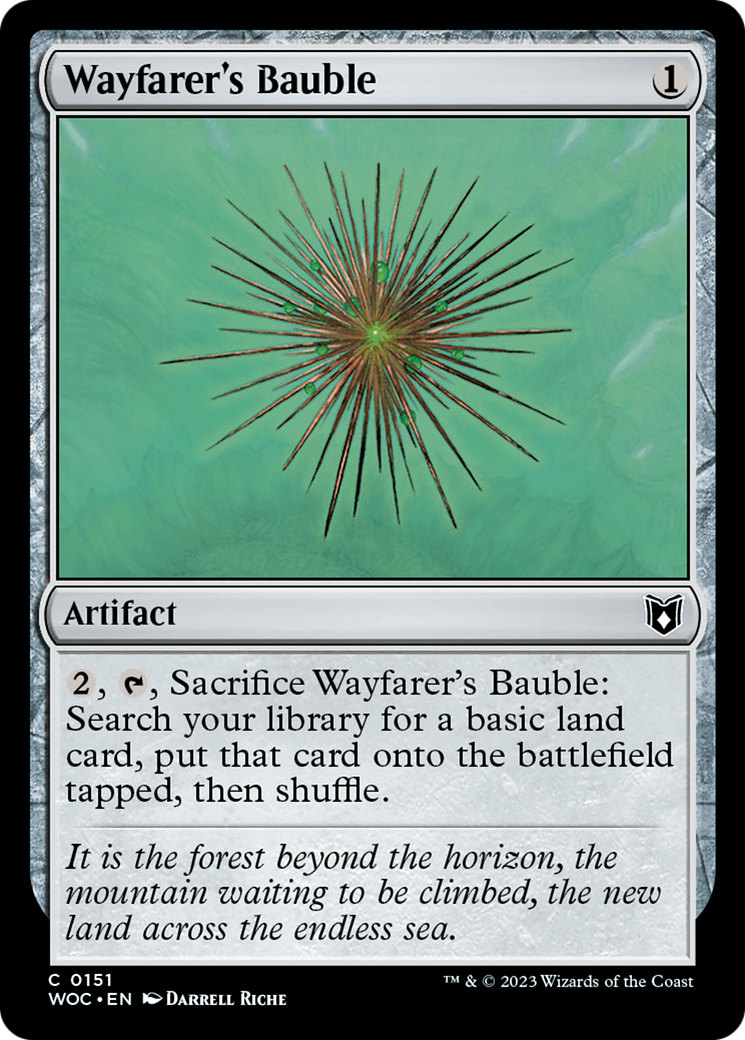 Wayfarer's Bauble (151) - Wilds of Eldraine Commander