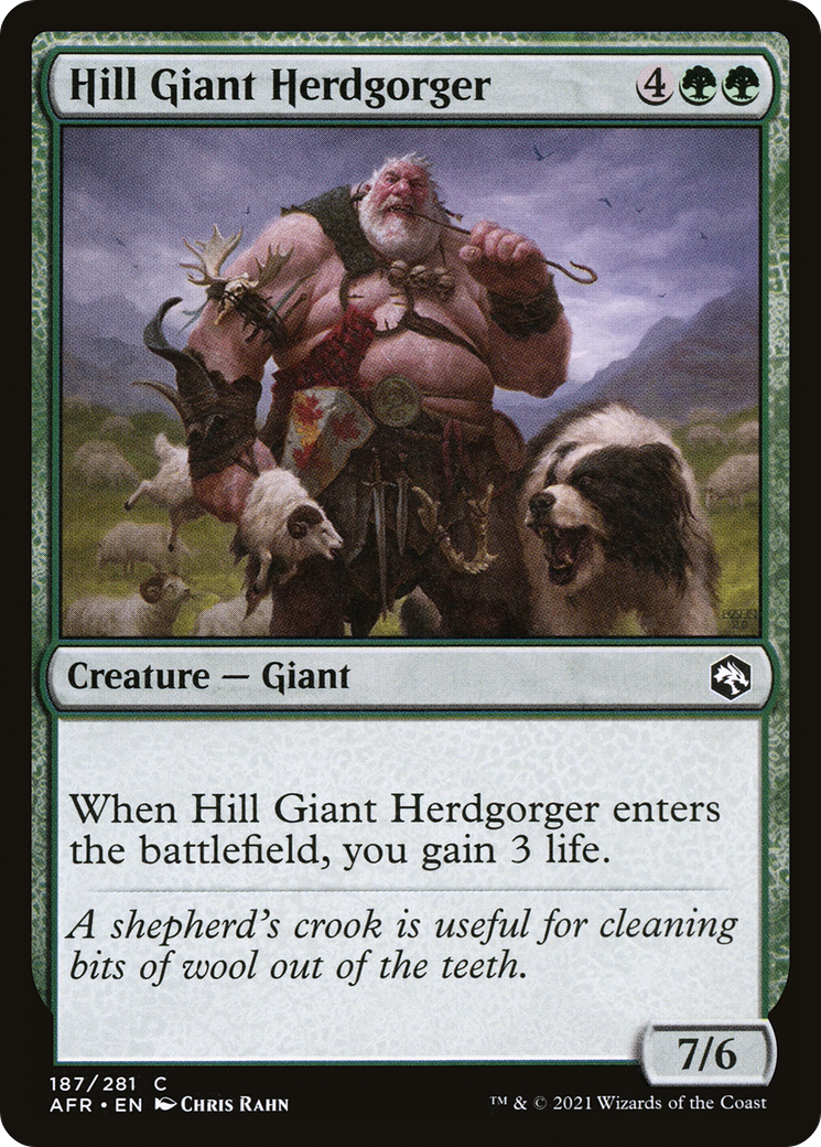 Hill Giant Herdgorger (187) Foil - Adventures in the Forgotten Realms