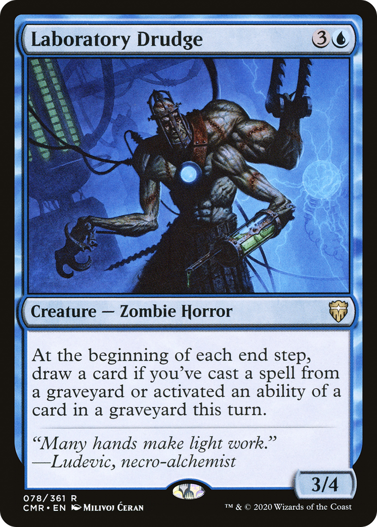 Laboratory Drudge (078) - Commander Legends